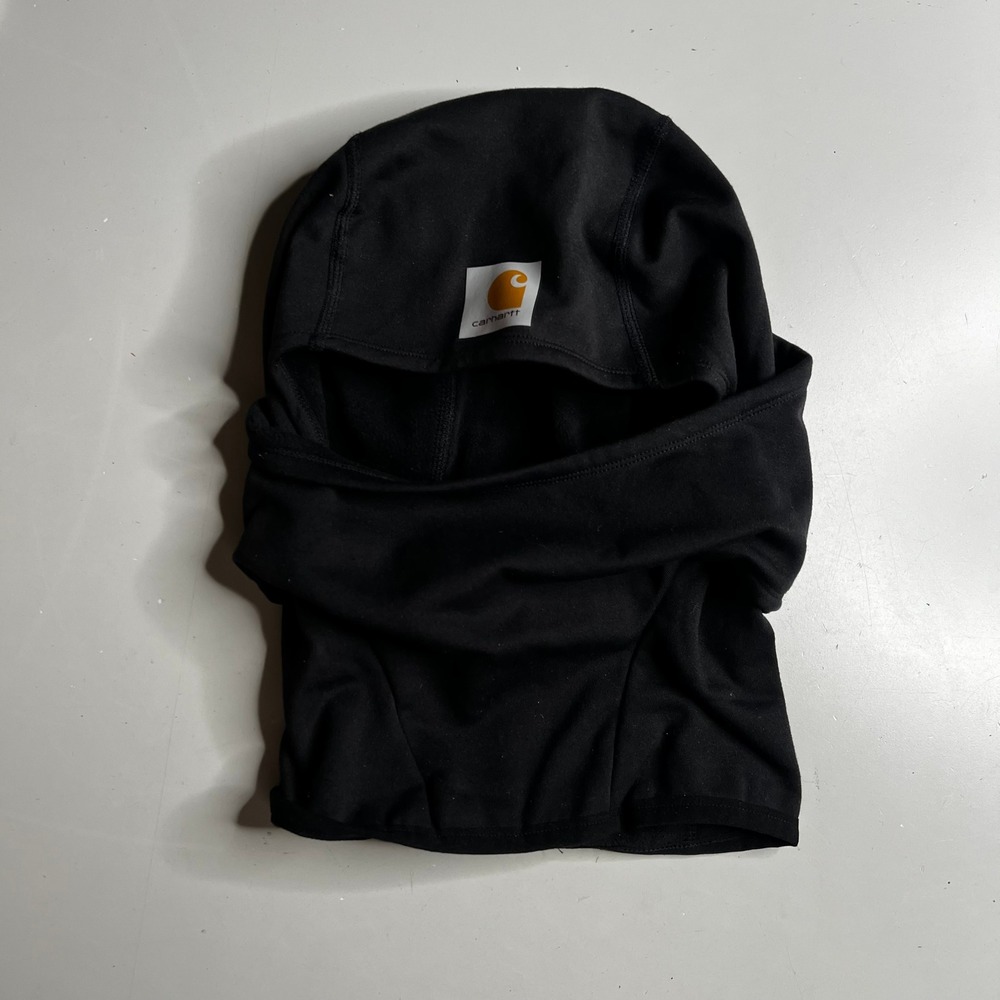 Carhartt Force Balaclava Face Mask Black Fleece Helmet Liner‎ Neck Gaiter A267